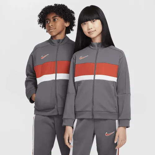 Nike Academy Big дитячі Dri-FIT Soccer Track Куртка колір сірий