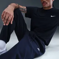 Nike Club мужские Cuffed Brushed Fleece Pants синий
