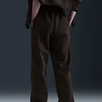 Nike Sportswear Phoenix Fleece женская С высокой Талией оверсайз Sweatpants цвет коричневый