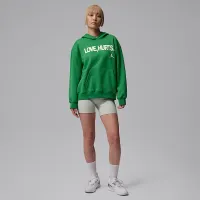 Nike Jalen Hurts женская Fleece Толстовка с капюшоном цвет зеленый