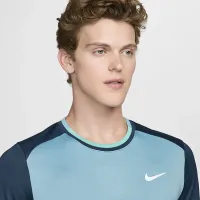 NikeCourt Advantage чоловічі Dri-FIT Tennis Top блакитний