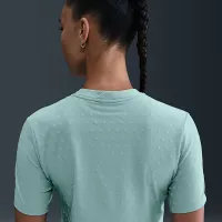 Nike Tour женская Dri-FIT Short-Sleeve Blade Jacquard для гольфа Polo цвет зеленый