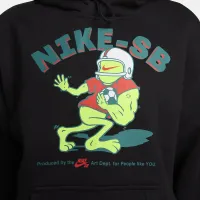 Nike SB Fleece Pullover Skate Толстовка з капюшоном колір чорний