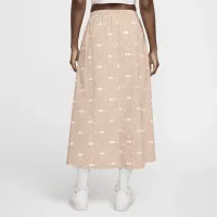 Nike Naomi Osaka жіноча З високою талією Woven спідниця колір коричневий