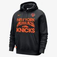 New York Knicks Club Courtside чоловічі Nike NBA Pullover Толстовка з капюшоном колір чорний