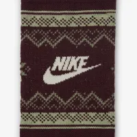 Nike Everyday Essentials Fair Isle Crew носки (1 пара) цвет красный