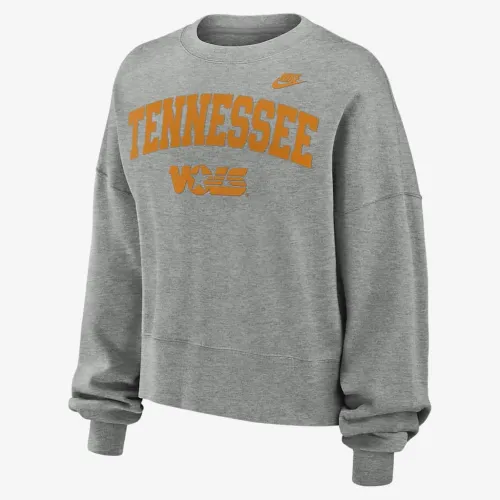 Tennessee Volunteers Legacy Classic Arch женская Nike College Pullover Crew цвет серый
