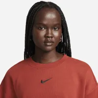 Nike Sportswear Phoenix Fleece женская оверсайз Crew-Neck свитшот Orange