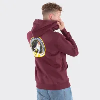 Кофта/футболка Alpha Industries Space Shuttle Hoody 178317184 - бордовая