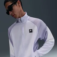 Nike Air чоловічі Poly-Knit Full-Zip Куртка колір фіолетовий