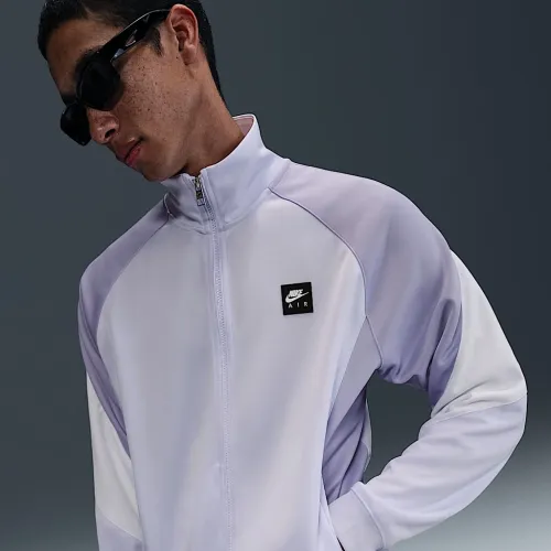 Nike Air чоловічі Poly-Knit Full-Zip Куртка колір фіолетовий