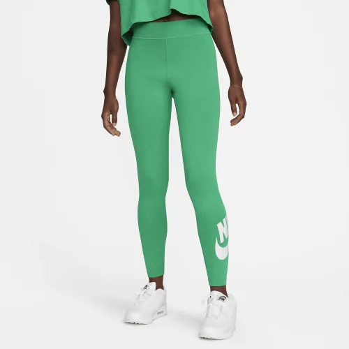Nike Sportswear Classics жіноча З високою талією Graphic лосіни колір зелений