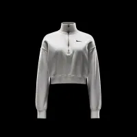 Nike Sportswear Phoenix Fleece женская 1/2-Zip Cropped свитшот цвет белый