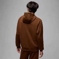 Nike Jordan Sport Hoop Fleece мужские Dri-FIT Full-Zip Толстовка с капюшоном цвет коричневый