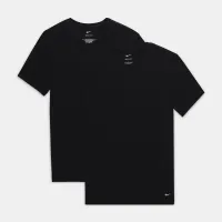 Nike Dri-FIT Essential хлопковыеStretch мужские Slim Fit Crew Neck Undershirt (2 пары) цвет черный