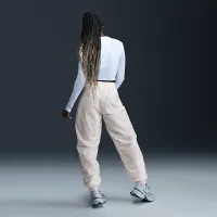 Nike Sportswear Essential жіноча Mid-Rise оверсайз Woven Joggers колір білий