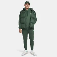 Nike Club Fleece мужские Patch Pullover Толстовка с капюшоном цвет зеленый