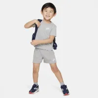 Nike Club Toddler Knit шорти комплект колір сірий