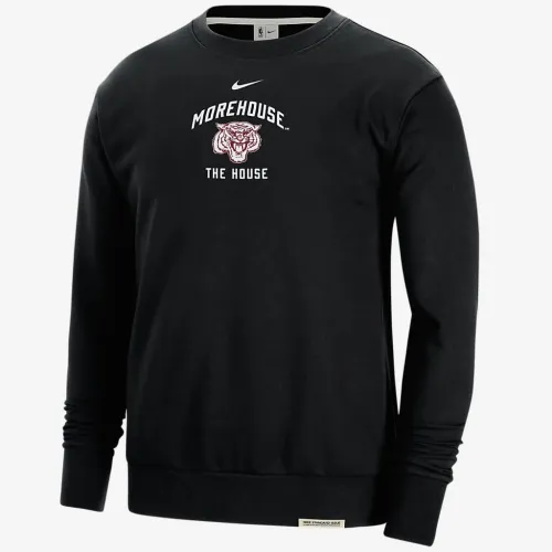 Morehouse Standard Issue чоловічі Nike College Fleece Crew-Neck світшот колір чорний
