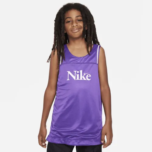 Nike Culture of баскетбольні Big дитячі Reversible баскетбольні Jersey колір фіолетовий