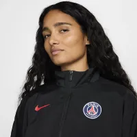 Paris Saint-Germain Essential Windrunner женская Nike Soccer Woven Куртка цвет черный