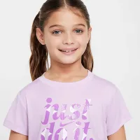 Nike Dri-FIT Essentials Little детские 2-Piece Printed Sprinter набор цвет фиолетовый