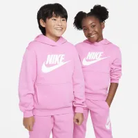 Nike Sportswear Club Fleece Big детские Толстовка с капюшоном Pink