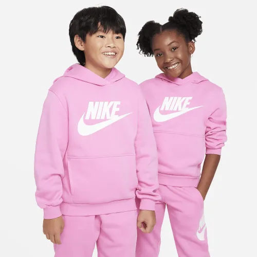 Nike Sportswear Club Fleece Big дитячі Толстовка з капюшоном Pink