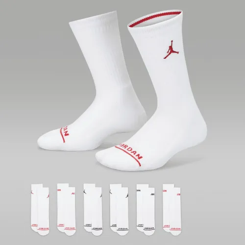 Nike Jordan Legend дитячі Crew шкарпетки Box комплект (6-пар) колір білий