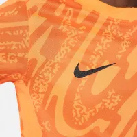 England (чоловічі Team) 2024/25 Stadium Goalkeeper Big дитячі Nike Dri-FIT Soccer Replica Short-Sleeve Jersey Orange