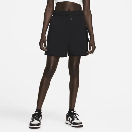 Nike Sportswear Essential женская Woven High-Rise шорты цвет черный