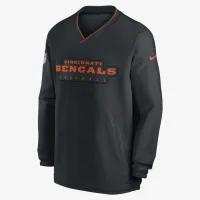 Cincinnati Bengals Sideline мужские Nike NFL Long-Sleeve Ветровка цвет черный