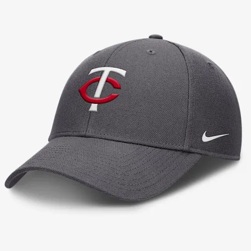 Minnesota Twins Club чоловічі Nike Dri-FIT MLB Adjustable Hat колір сірий