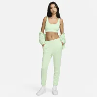 Nike Sportswear Chill Terry женская Slim French Terry Cropped Tank цвет зеленый