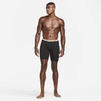 Nike Dri-FIT Essential Cotton Stretch Men's Long Boxer Briefs Black
