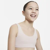 Nike Alate All U Big детские (Girls') Sports Bra цвет коричневый