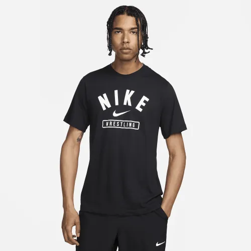 Nike мужские Wrestling футболка цвет черный