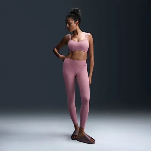 Nike Zenvy жіноча Gentle-Support З високою талією 7/8 лосіни колір фіолетовий