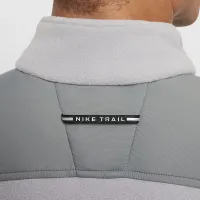Nike Trail Polartec® чоловічі 1/4-Zip Fleece Running Top колір сірий