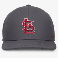 St. Louis Cardinals Pro мужские Nike Dri-FIT MLB Adjustable Hat цвет серый