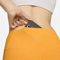 Nike One жіноча З високою талією 7/8 лосіни з кишенямиYellow