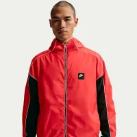 Nike Air мужские Full-Zip Hybrid Utility Куртка цвет красный
