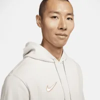 Nike Club чоловічі Pullover French Terry Soccer Толстовка з капюшоном колір коричневий