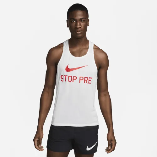 Nike Fast Run Energy чоловічі Running Singlet колір білий