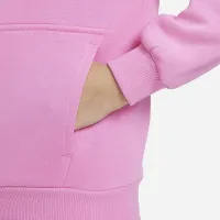 Nike Sportswear Club Fleece Big детские Pullover Толстовка с капюшоном цвет красный