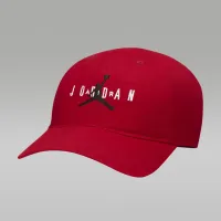 Nike Jordan Big детские Curved Brim Strapback Hat цвет красный