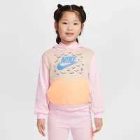 Nike Little детские 2-Piece Keep Climbing French Terry Pullover Толстовка с капюшоном набор Pink
