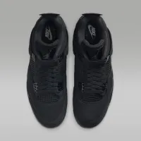 Nike Air Jordan 4 Retro чоловічі Кросівки колір чорний