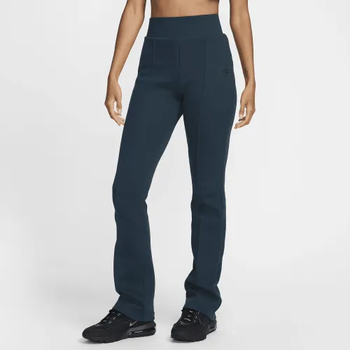 Nike Sportswear Tech Fleece женская С высокой Талией Slim Pants синий