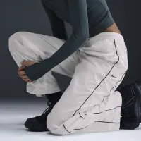 Nike Windrunner женская С высокой Талией Woven Open-Hem Pants цвет белый